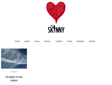Tablet Screenshot of lovetheskinnys.com